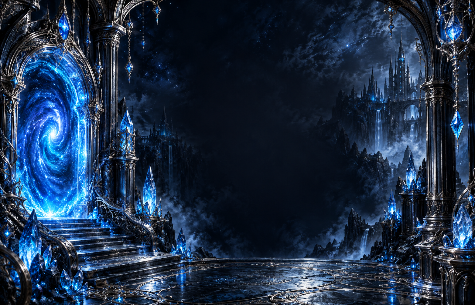 Blaues Portal
